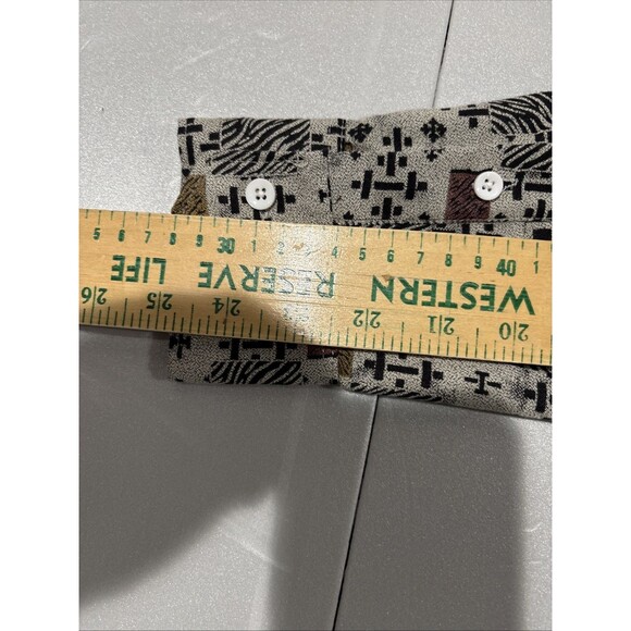 ABOY Men’s XXL Button Down Long Sleeve Shirt Geometric Paisley Rare - Picture 10 of 16